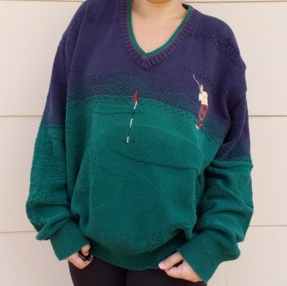 golf sweater vintage